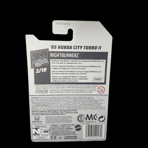 🆕️ HOT WHEELS 2018 '85 Honda City Turbo II - Picture 6 of 6